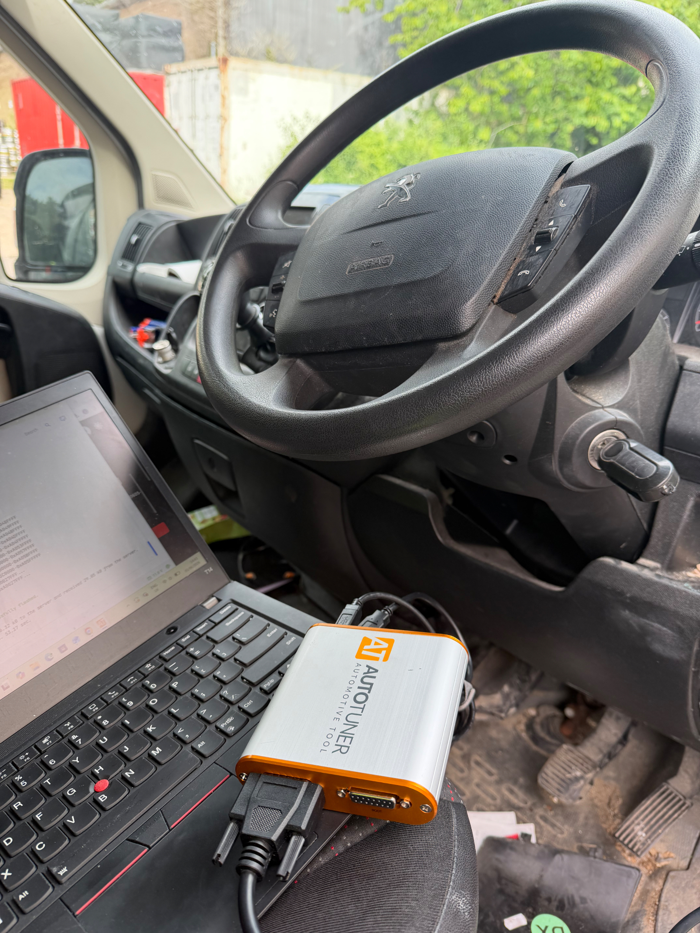 Peugeot Boxer van remap, mobile service